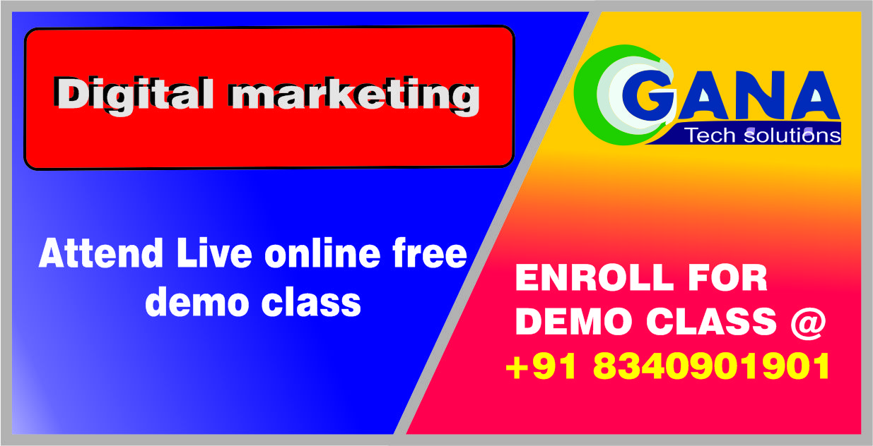 Digital marketing online training in hyderabad